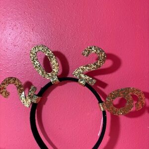 CVS * Sparkling Gold 2026 Celebration Headband Graduation Wedding Year Bride GUC